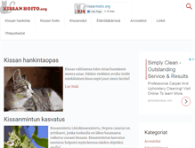 Tablet Screenshot of kissanhoito.org